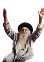 Saba Yisroel with raised holy hands