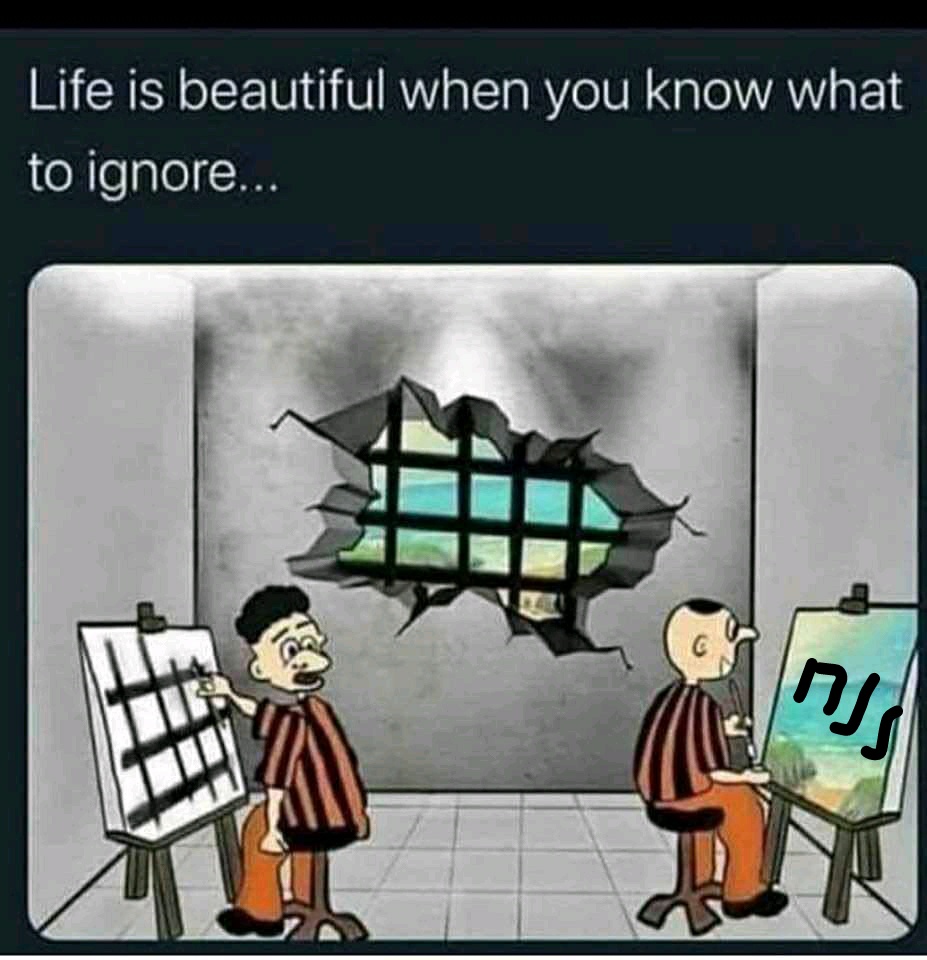 Nanach Art Painting Painting In Jail Window Bars Spell Nanach