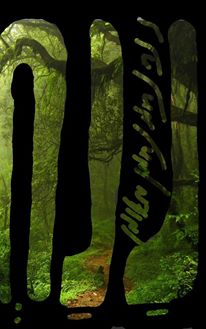 Nanach Pale Greenery On Black