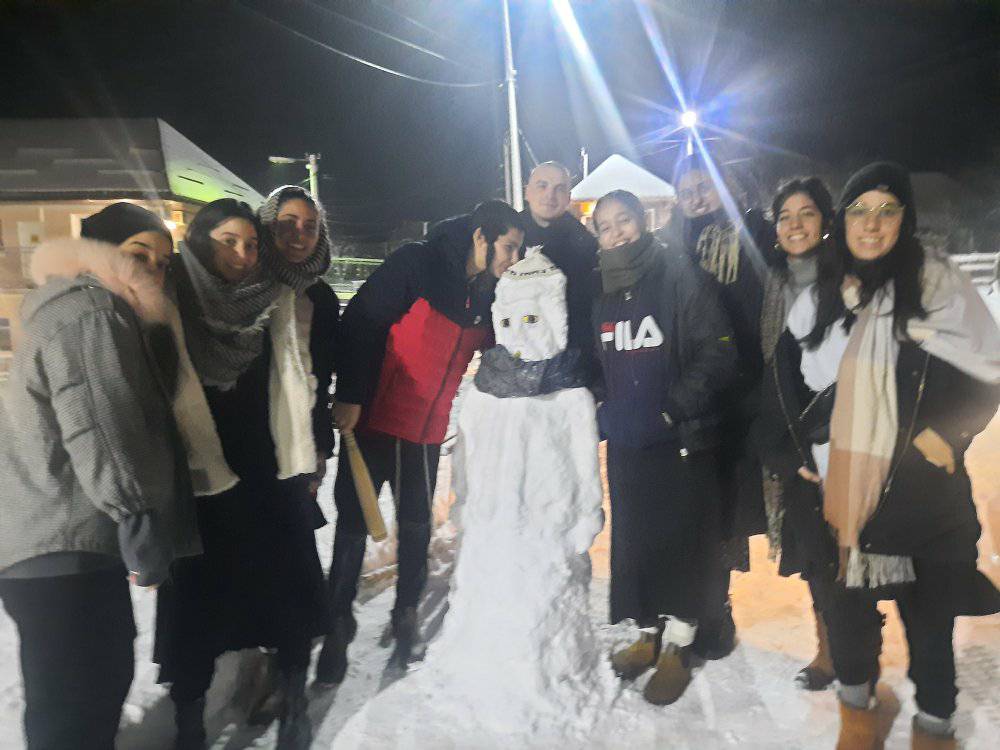 Nanach Snowman Wearing Hat