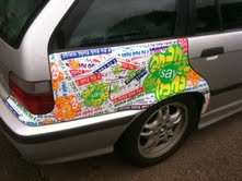 Nanach Stickerbomb London