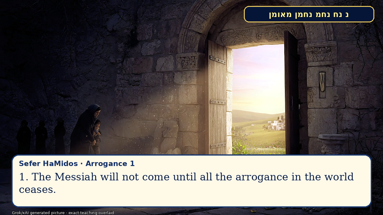 Sefer Hamidos Arrogance teaching 1 english picture
