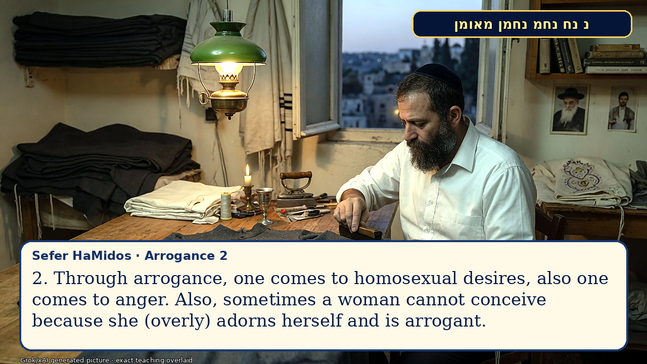 Sefer Hamidos Arrogance teaching 2 english picture