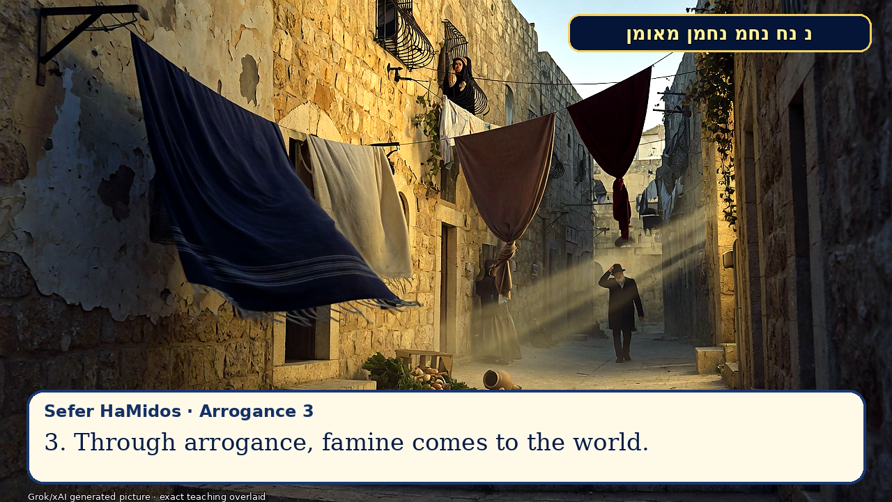 Sefer Hamidos Arrogance teaching 3 english picture