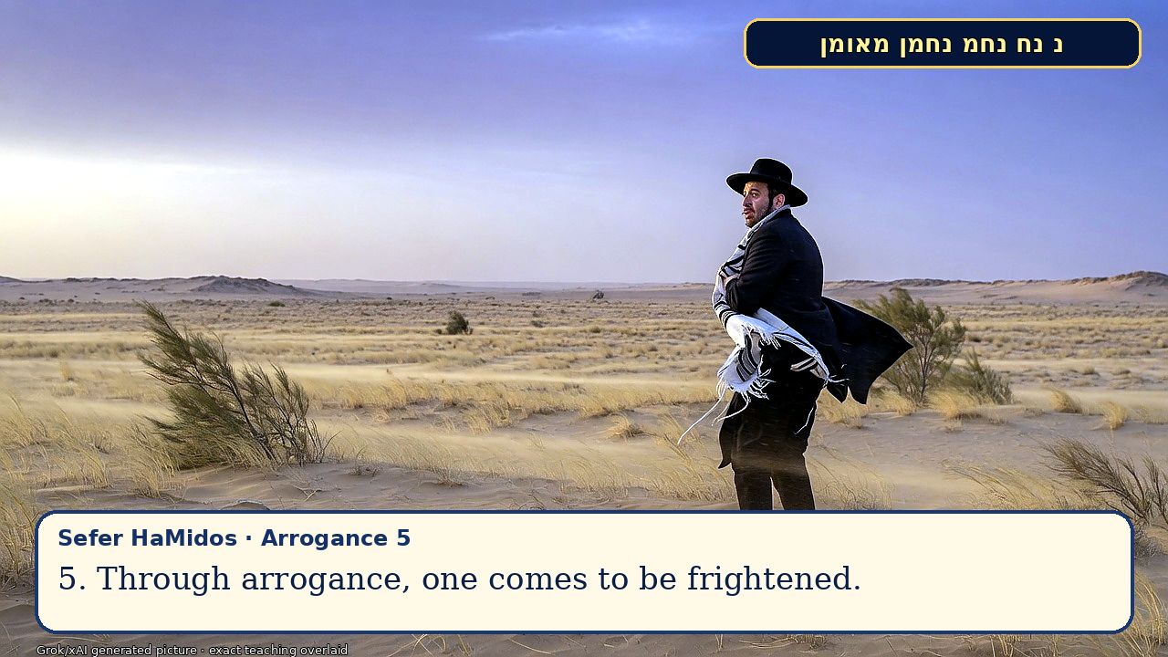 Sefer Hamidos Arrogance teaching 5 english picture