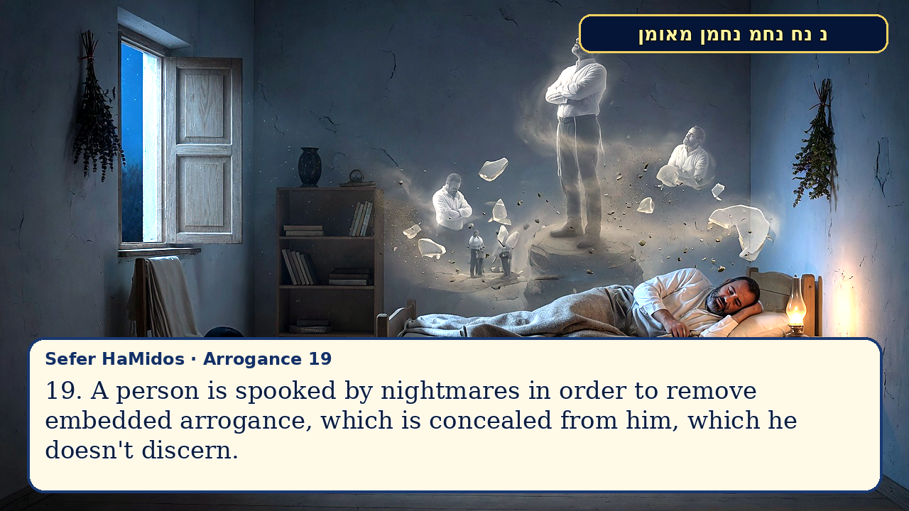 Sefer Hamidos Arrogance teaching 19 english picture