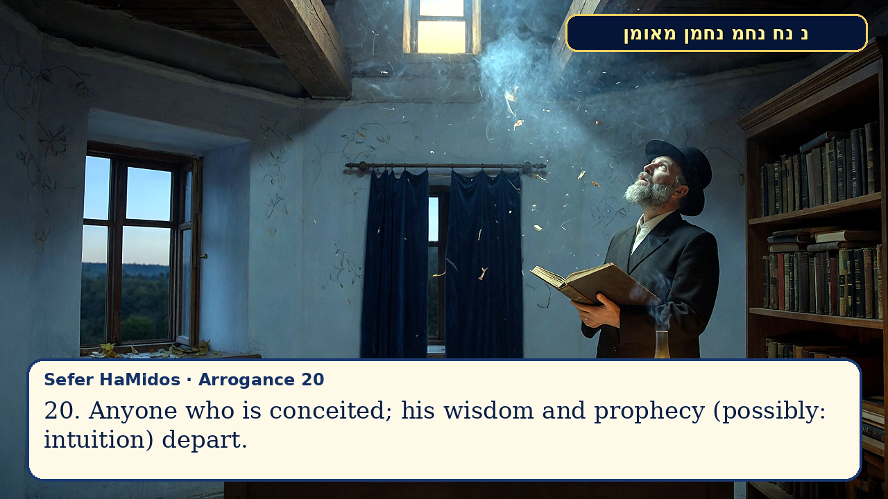 Sefer Hamidos Arrogance teaching 20 english picture