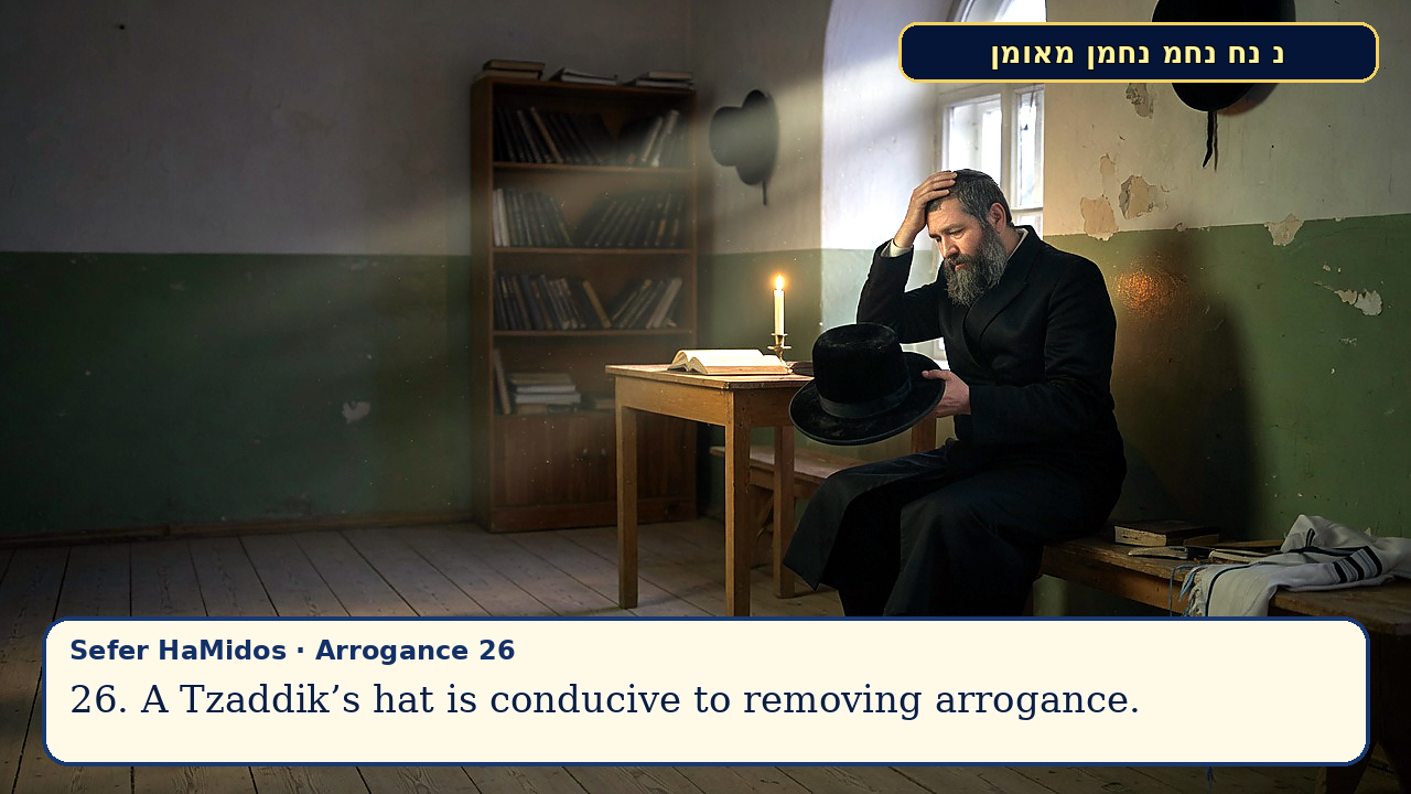 Sefer Hamidos Arrogance teaching 26 english picture