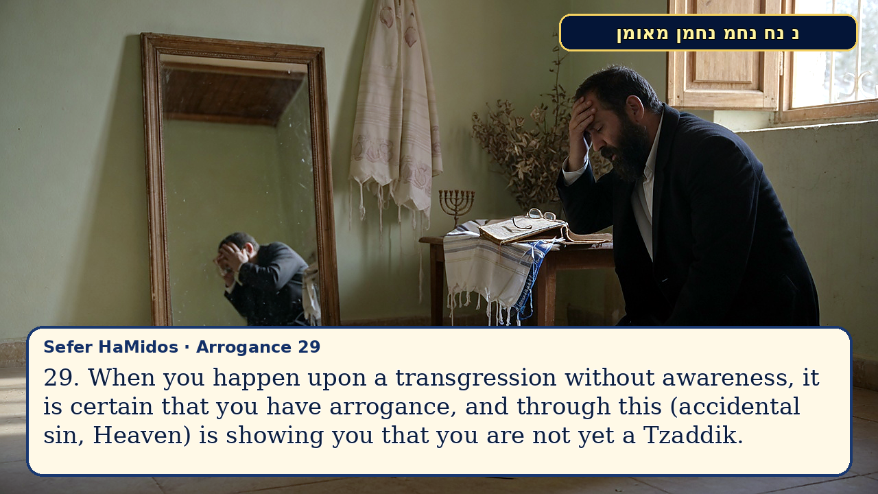 Sefer Hamidos Arrogance teaching 29 english picture