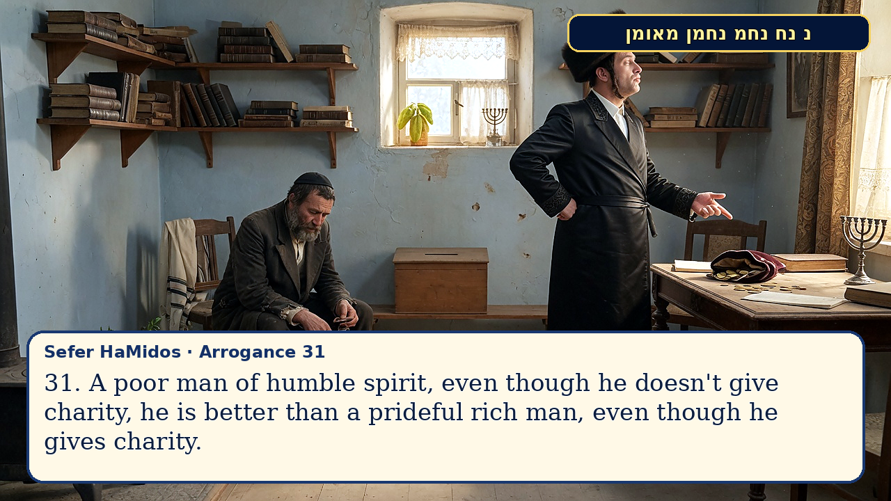 Sefer Hamidos Arrogance teaching 31 english picture