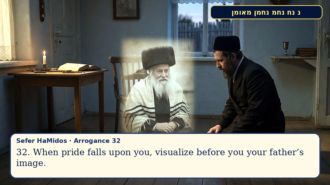 Sefer Hamidos Arrogance teaching 32 english picture