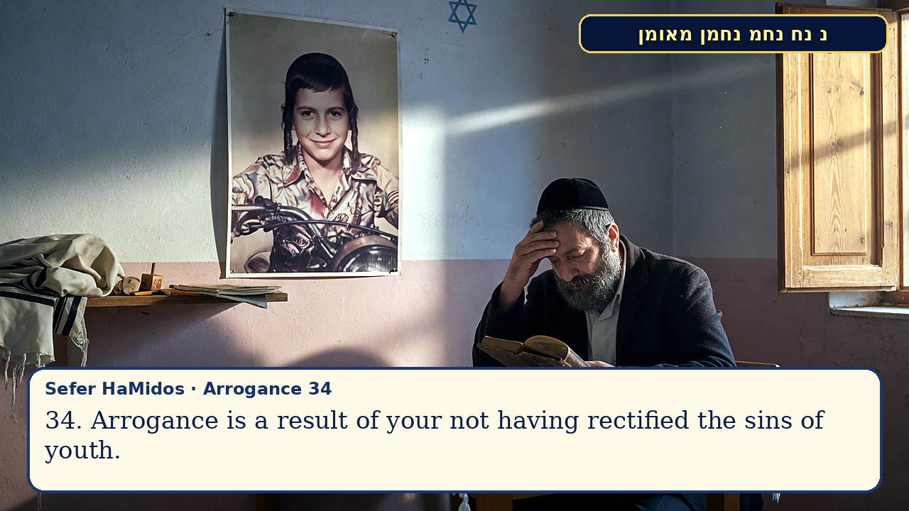 Sefer Hamidos Arrogance teaching 34 english picture