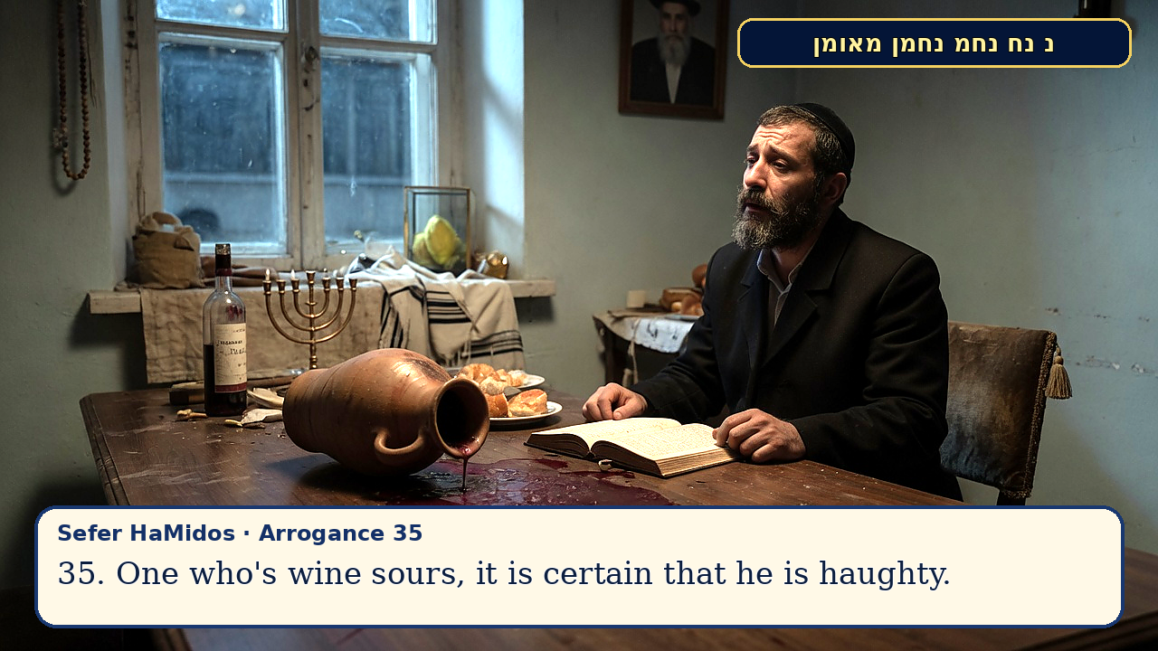 Sefer Hamidos Arrogance teaching 35 english picture