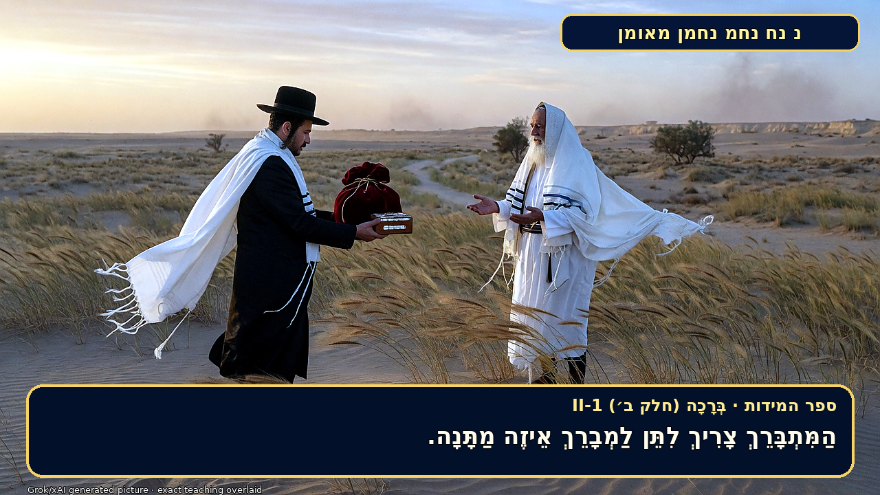 Sefer Hamidos Blessing (Part II) teaching 1 hebrew picture