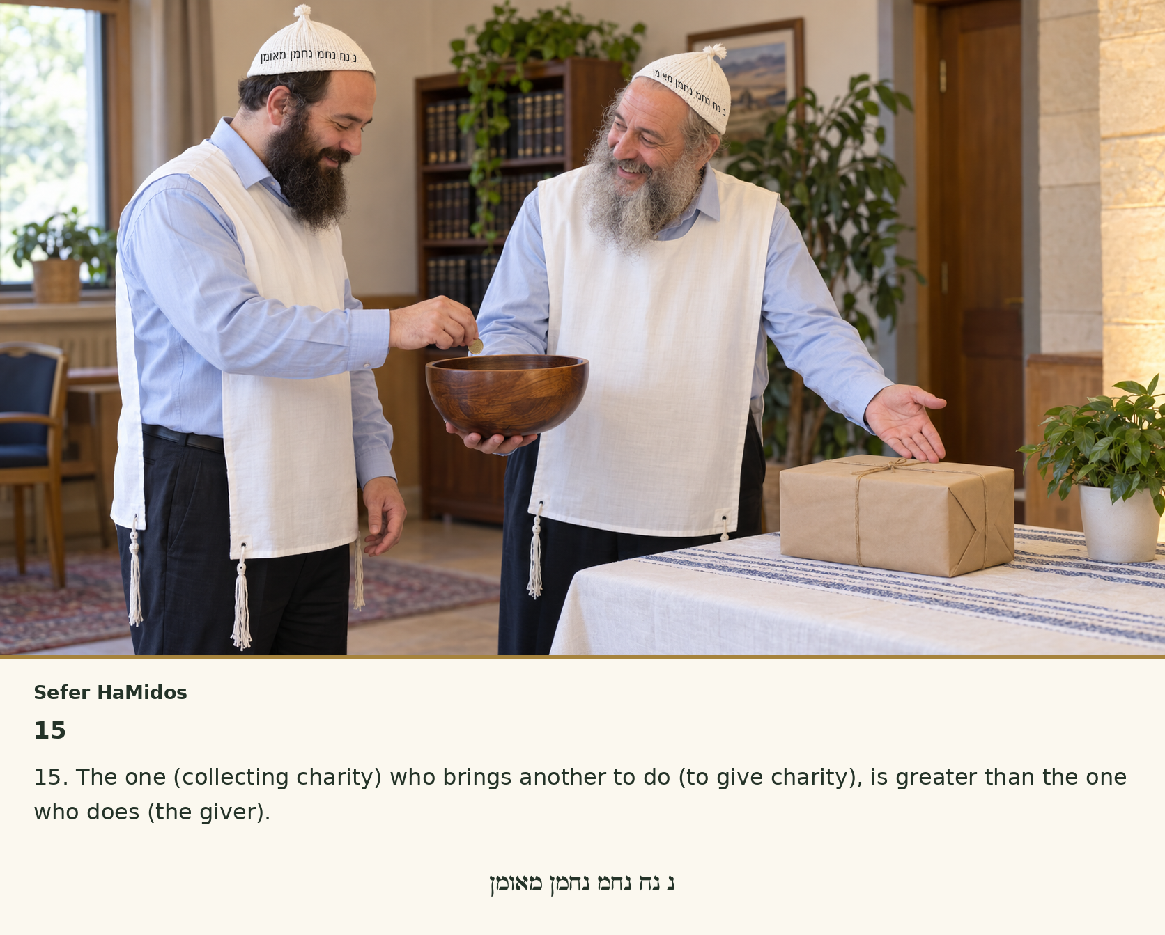 Sefer Hamidos Charity teaching 15 english picture