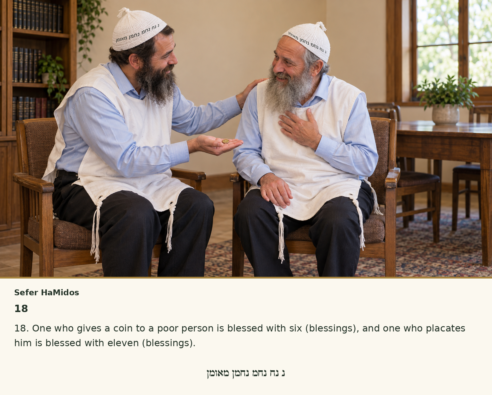 Sefer Hamidos Charity teaching 18 english picture