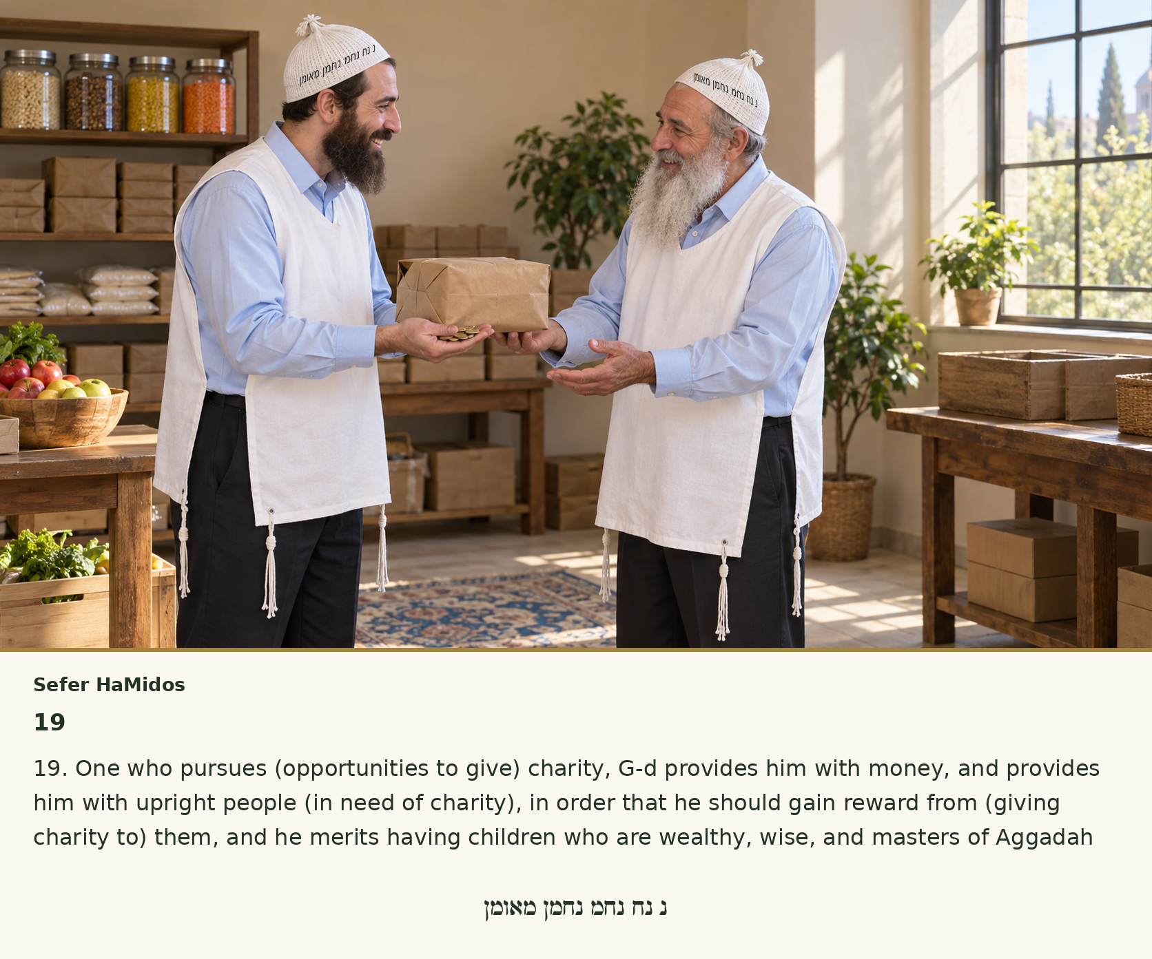 Sefer Hamidos Charity teaching 19 english picture