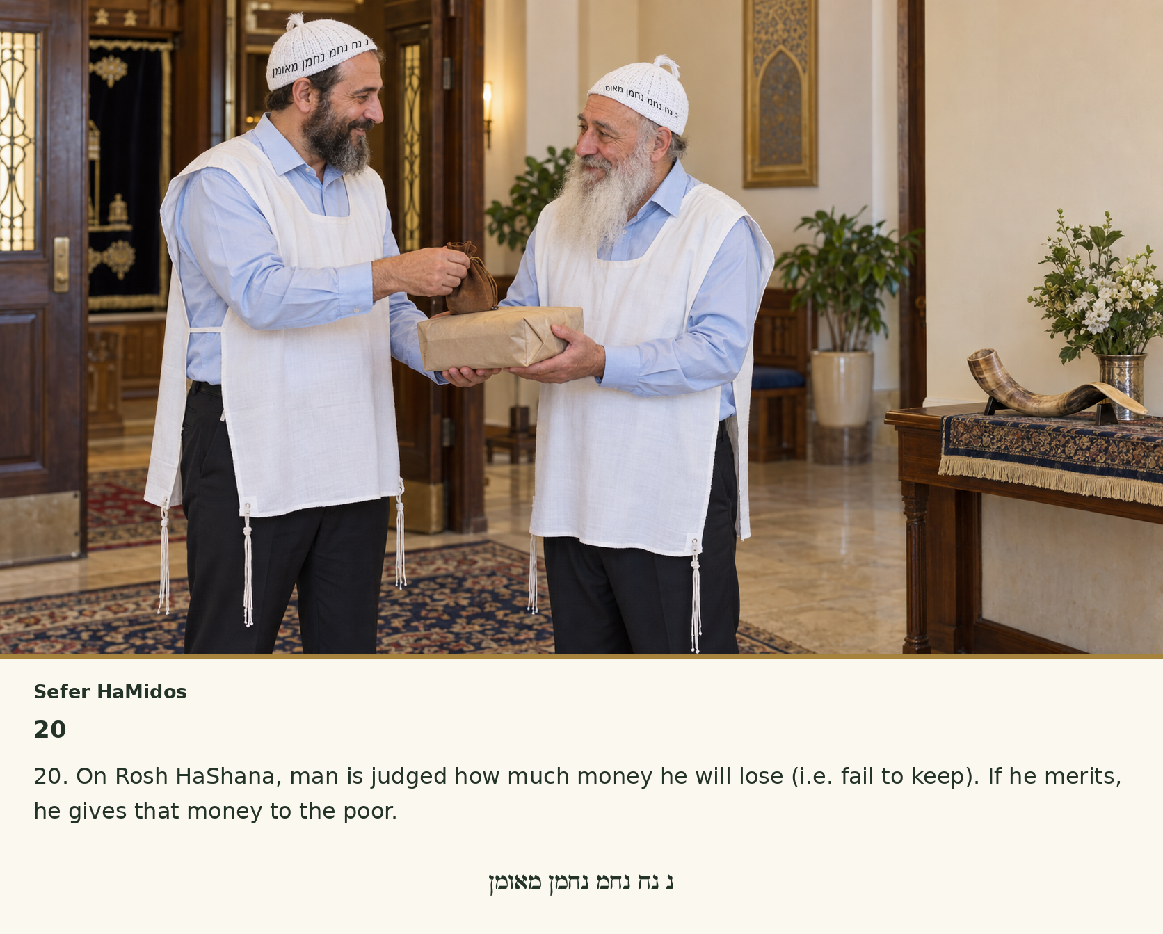 Sefer Hamidos Charity teaching 20 english picture
