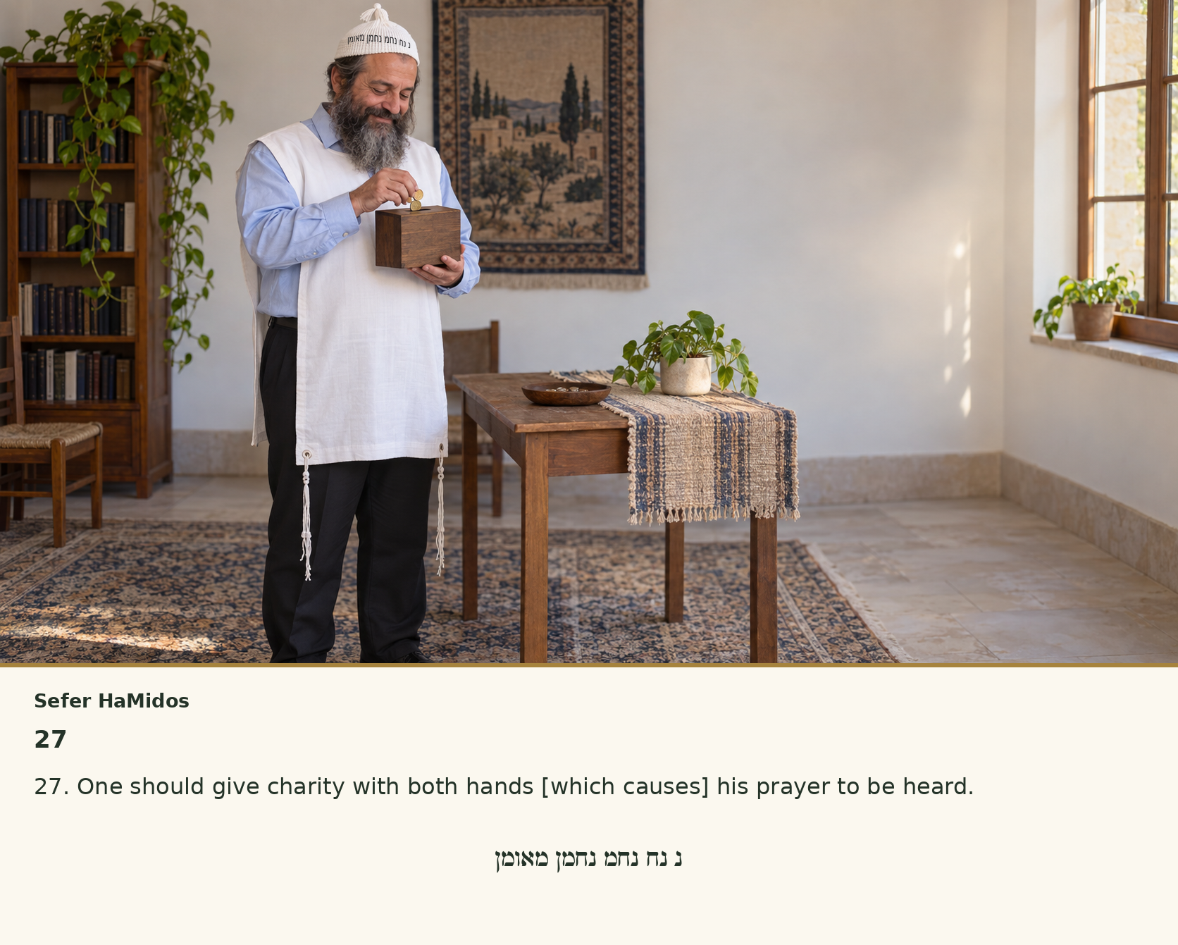 Sefer Hamidos Charity teaching 27 english picture