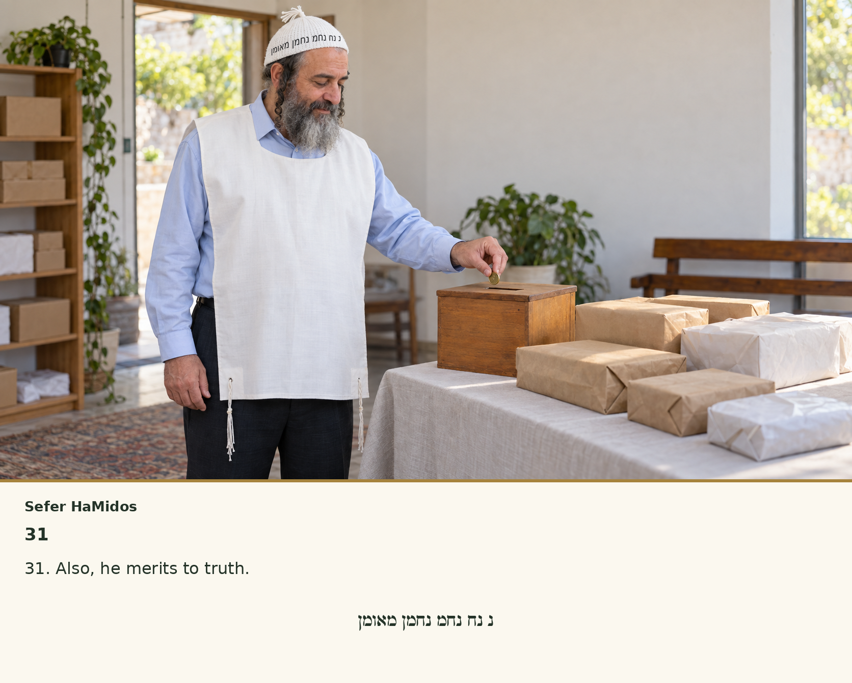 Sefer Hamidos Charity teaching 31 english picture