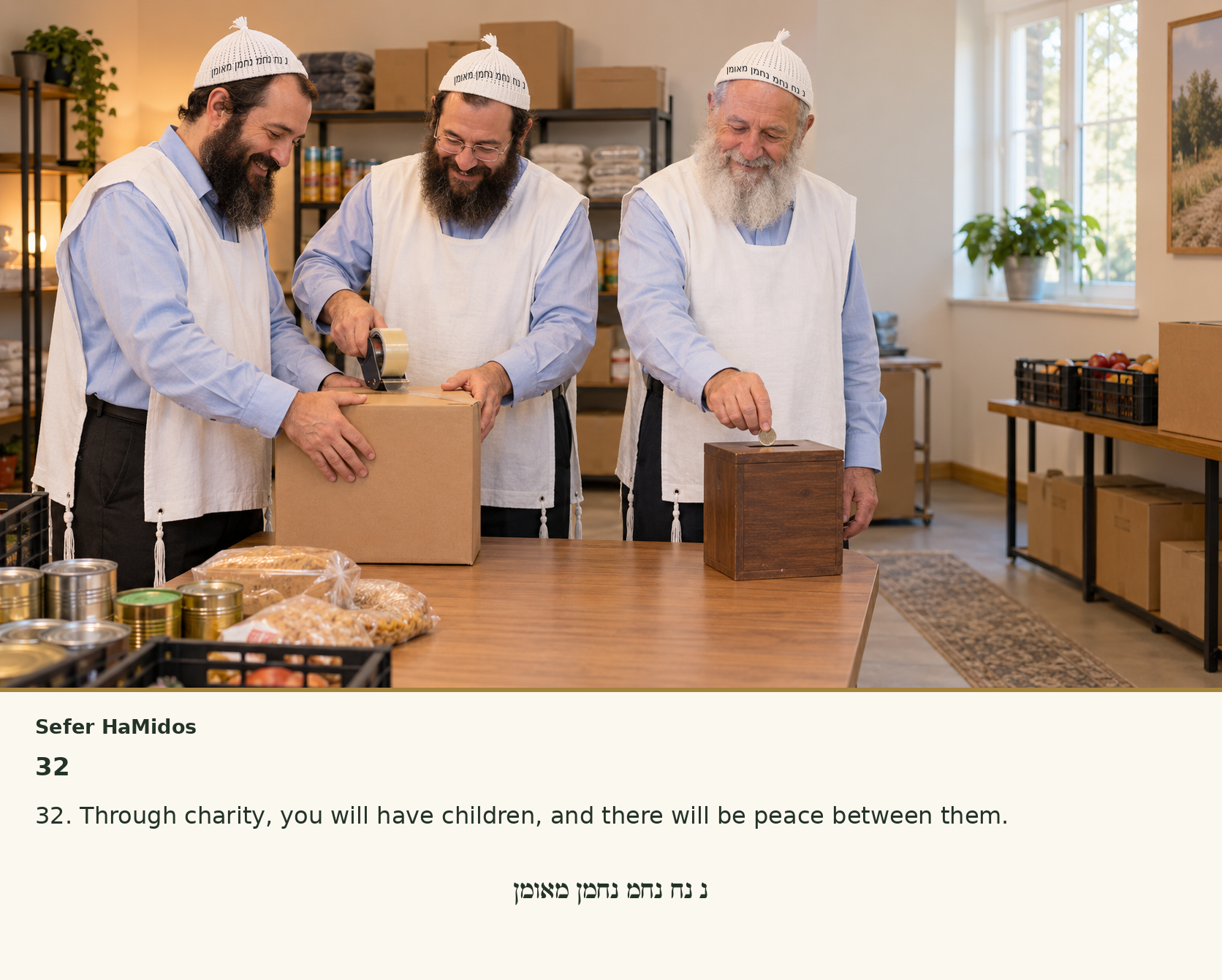Sefer Hamidos Charity teaching 32 english picture