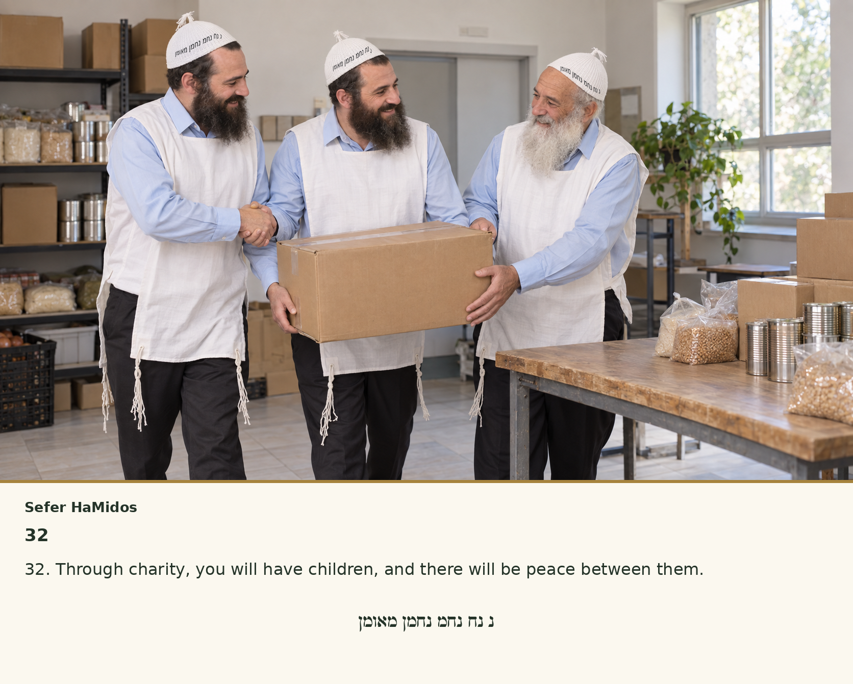 Sefer Hamidos Charity teaching 32 english picture