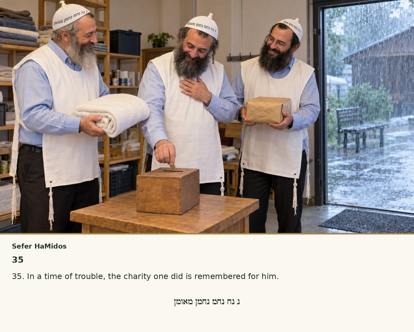 Sefer Hamidos Charity teaching 35 english picture