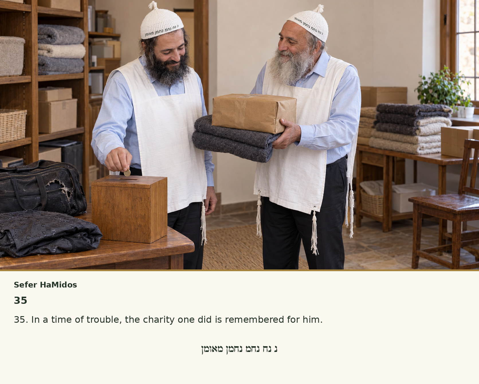 Sefer Hamidos Charity teaching 35 english picture