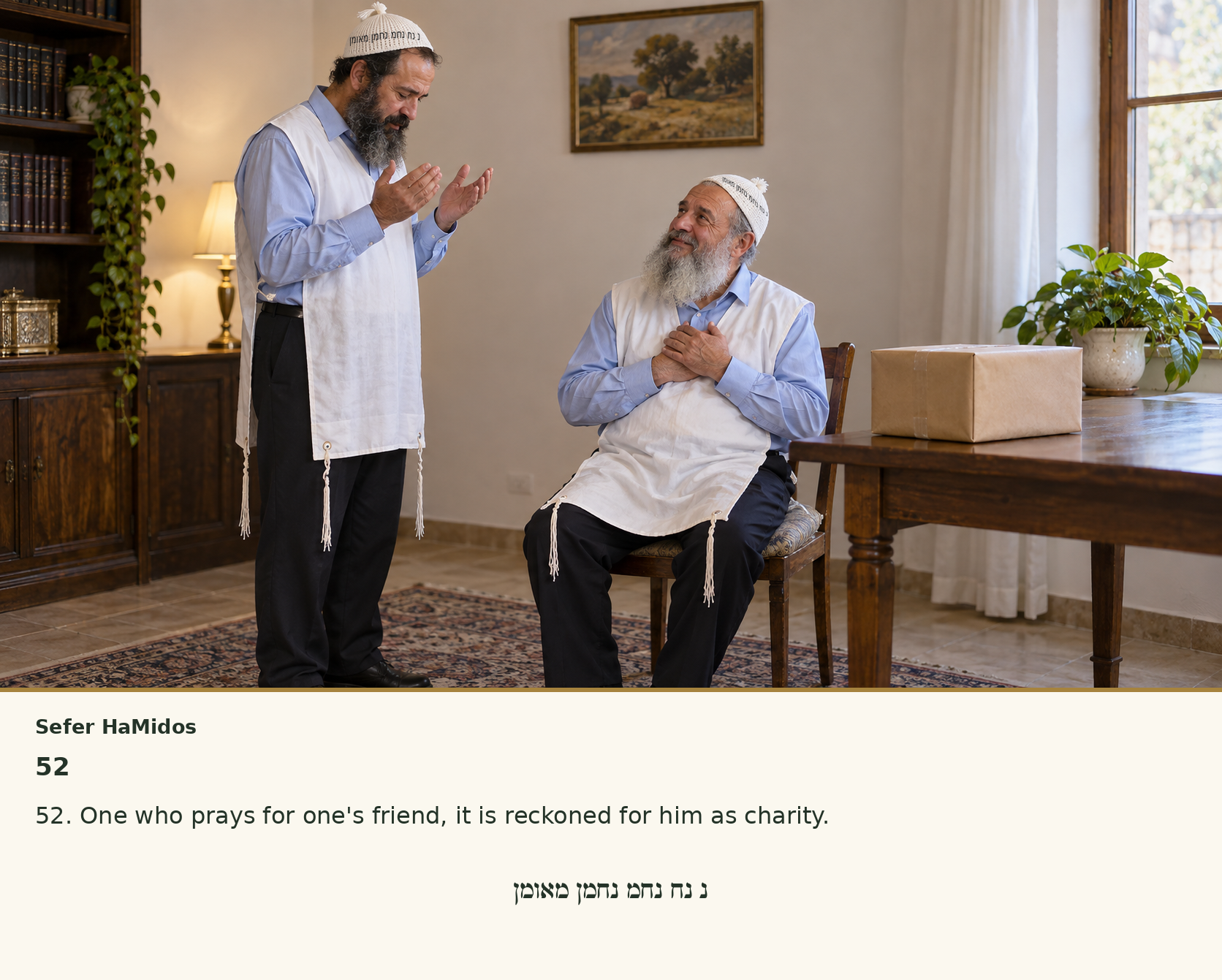 Sefer Hamidos Charity teaching 52 english picture
