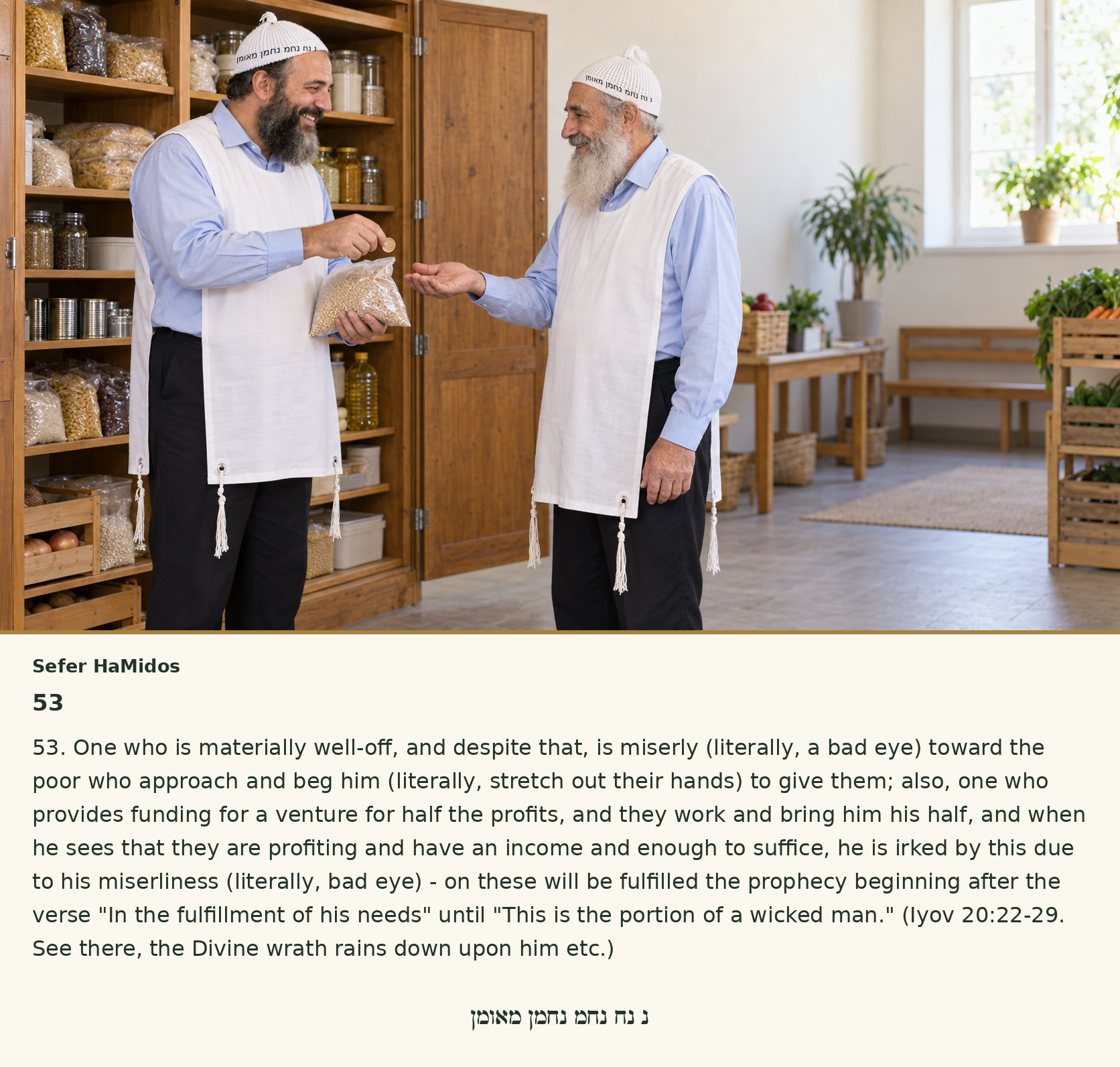 Sefer Hamidos Charity teaching 53 english picture