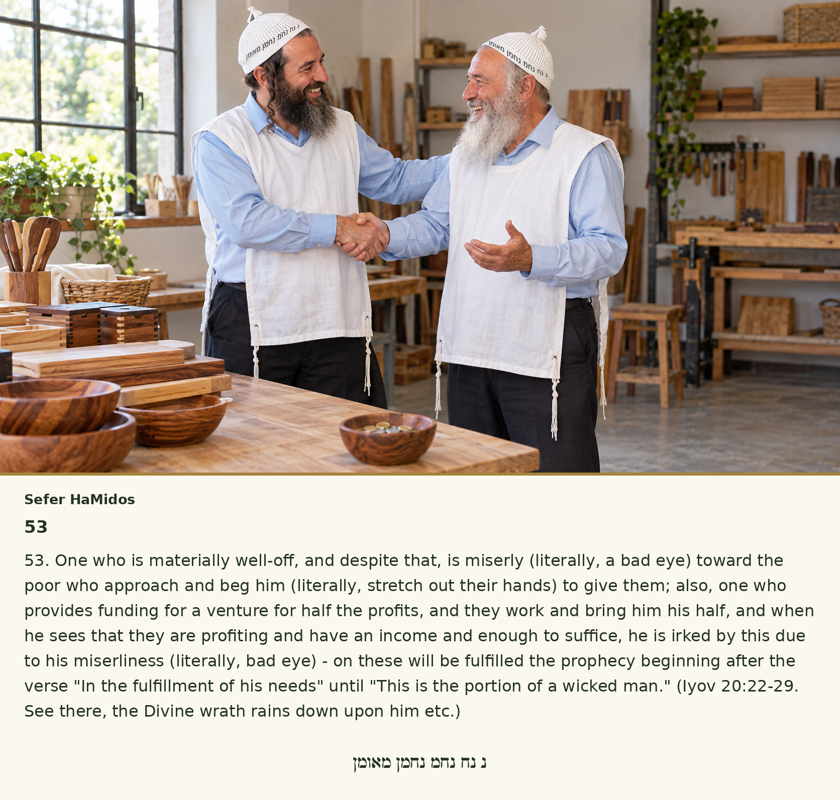 Sefer Hamidos Charity teaching 53 english picture