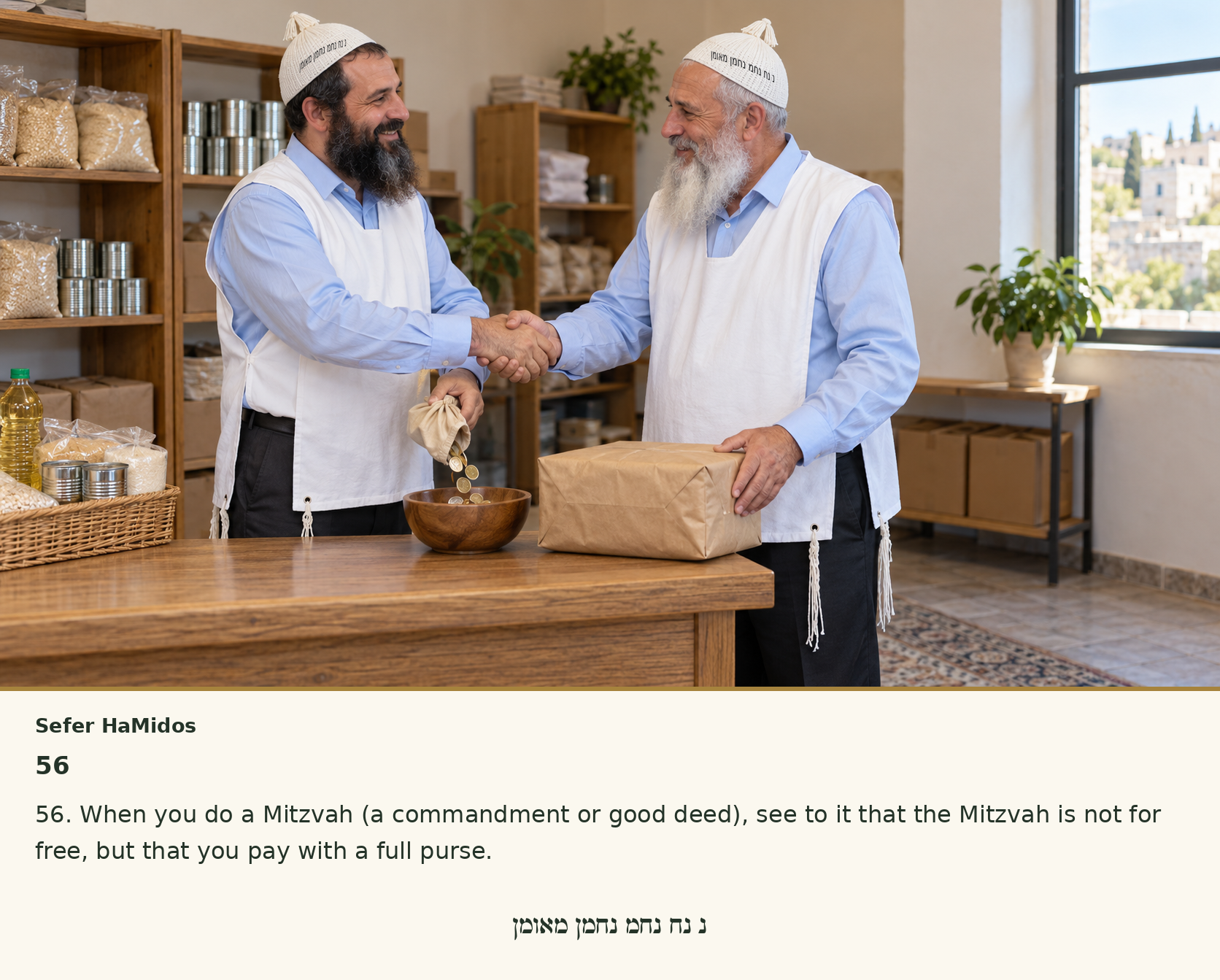Sefer Hamidos Charity teaching 56 english picture