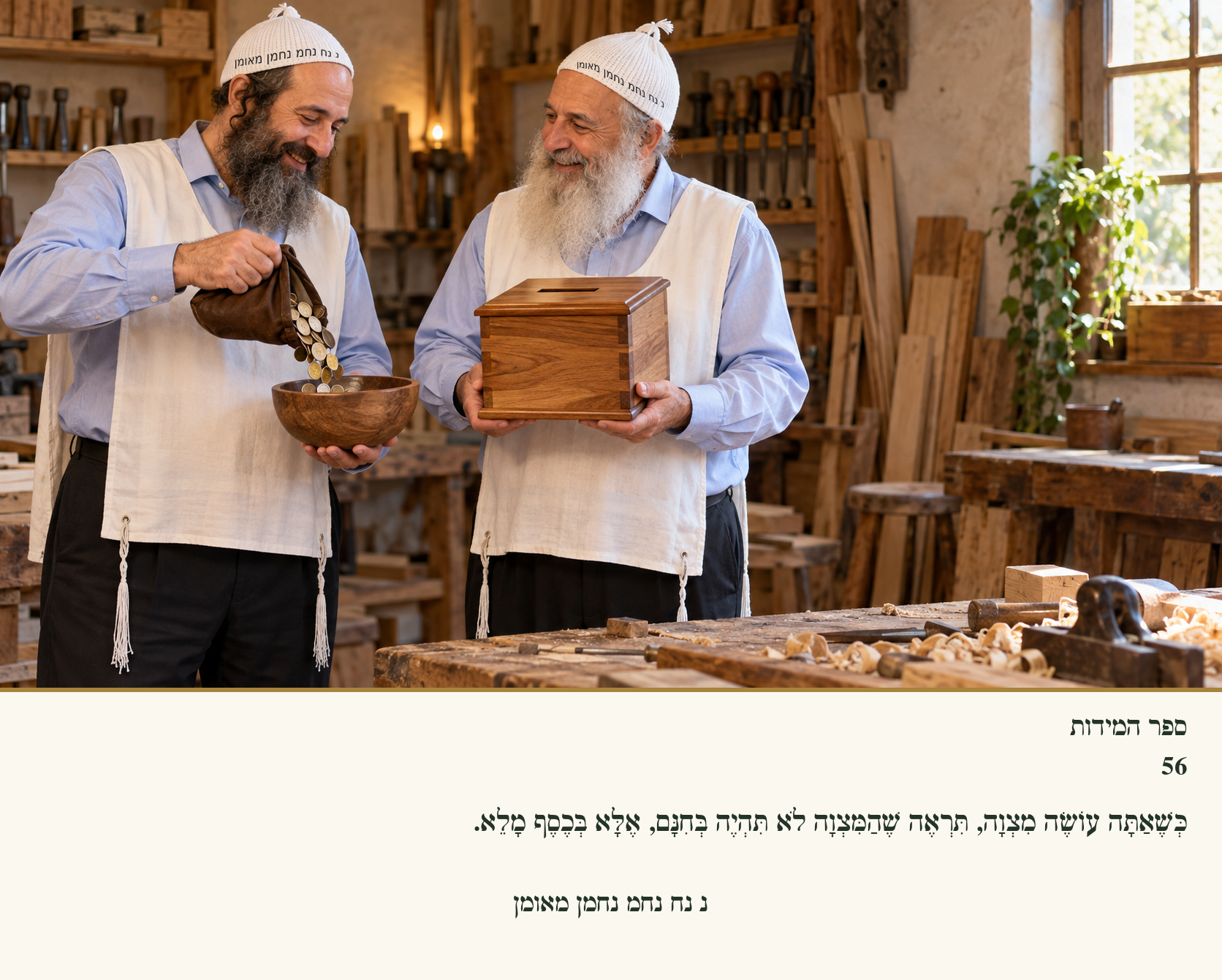 Sefer Hamidos Charity teaching 56 hebrew picture
