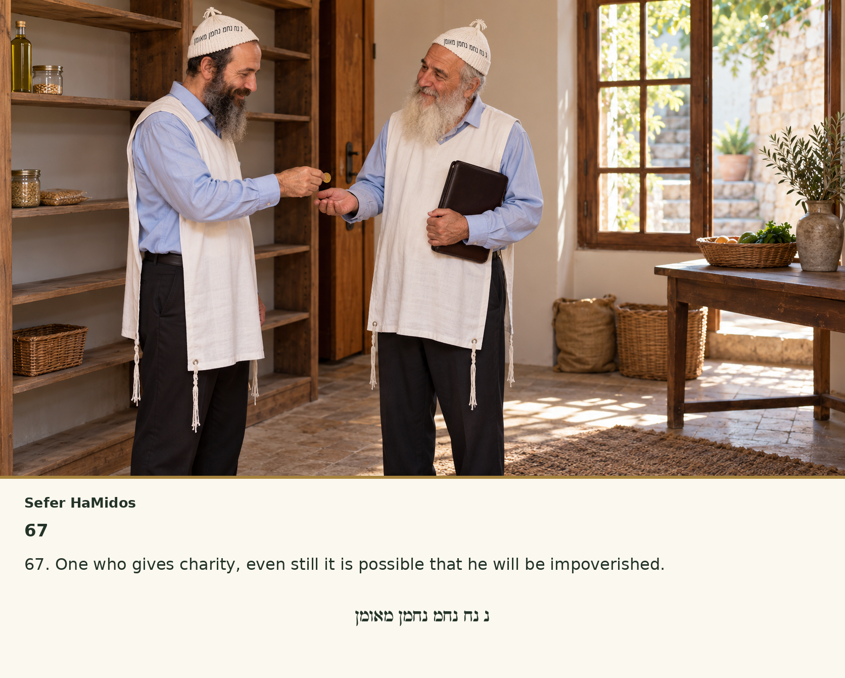 Sefer Hamidos Charity teaching 67 english picture