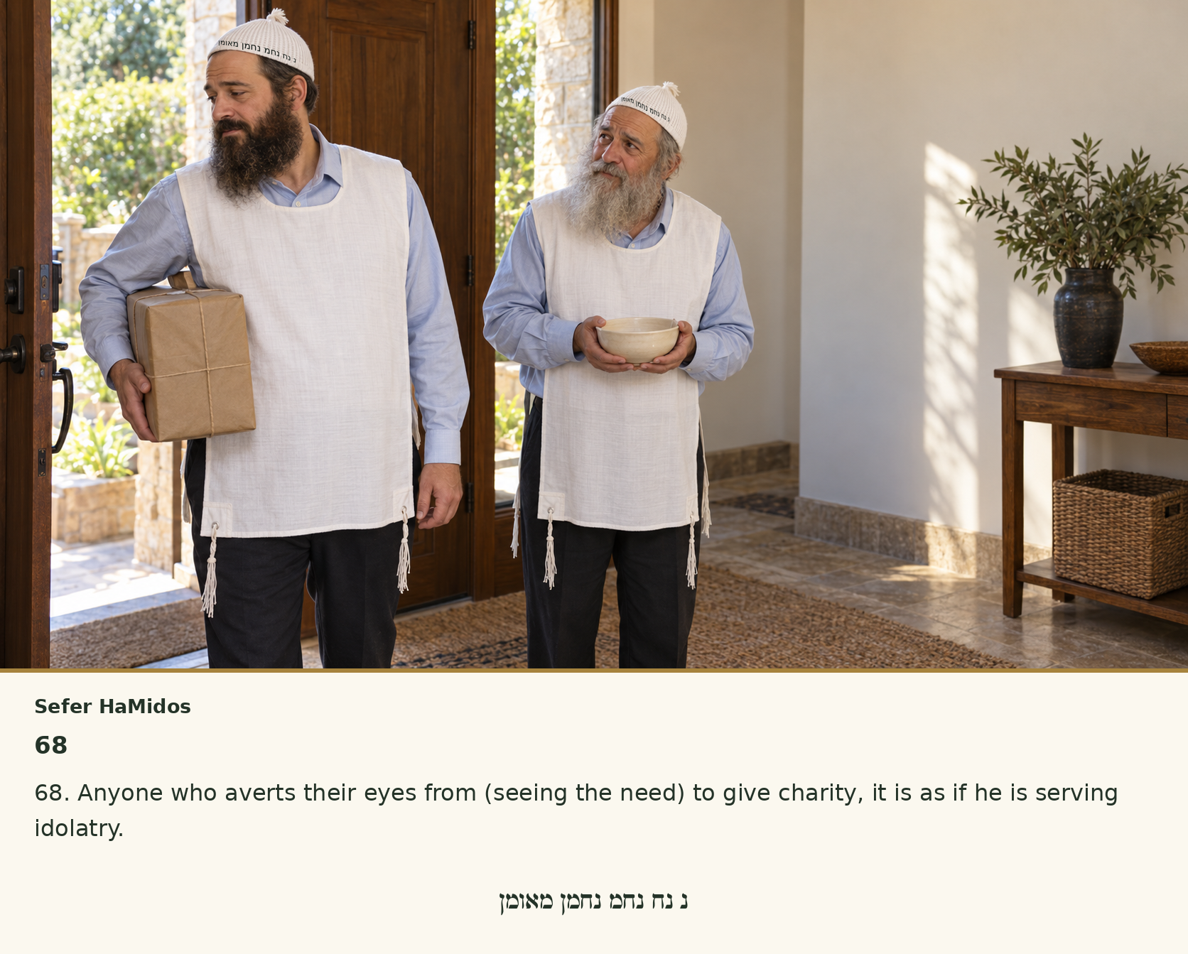 Sefer Hamidos Charity teaching 68 english picture