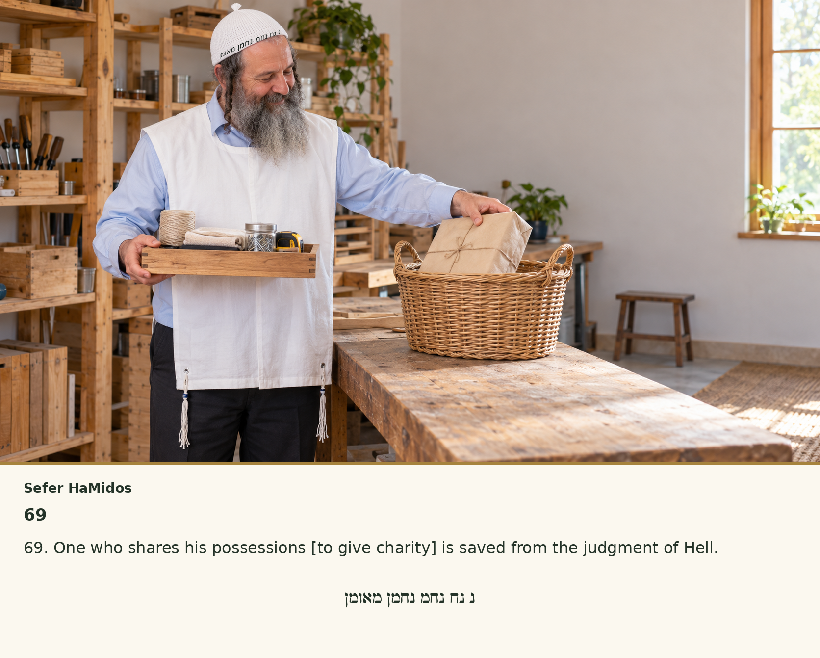Sefer Hamidos Charity teaching 69 english picture