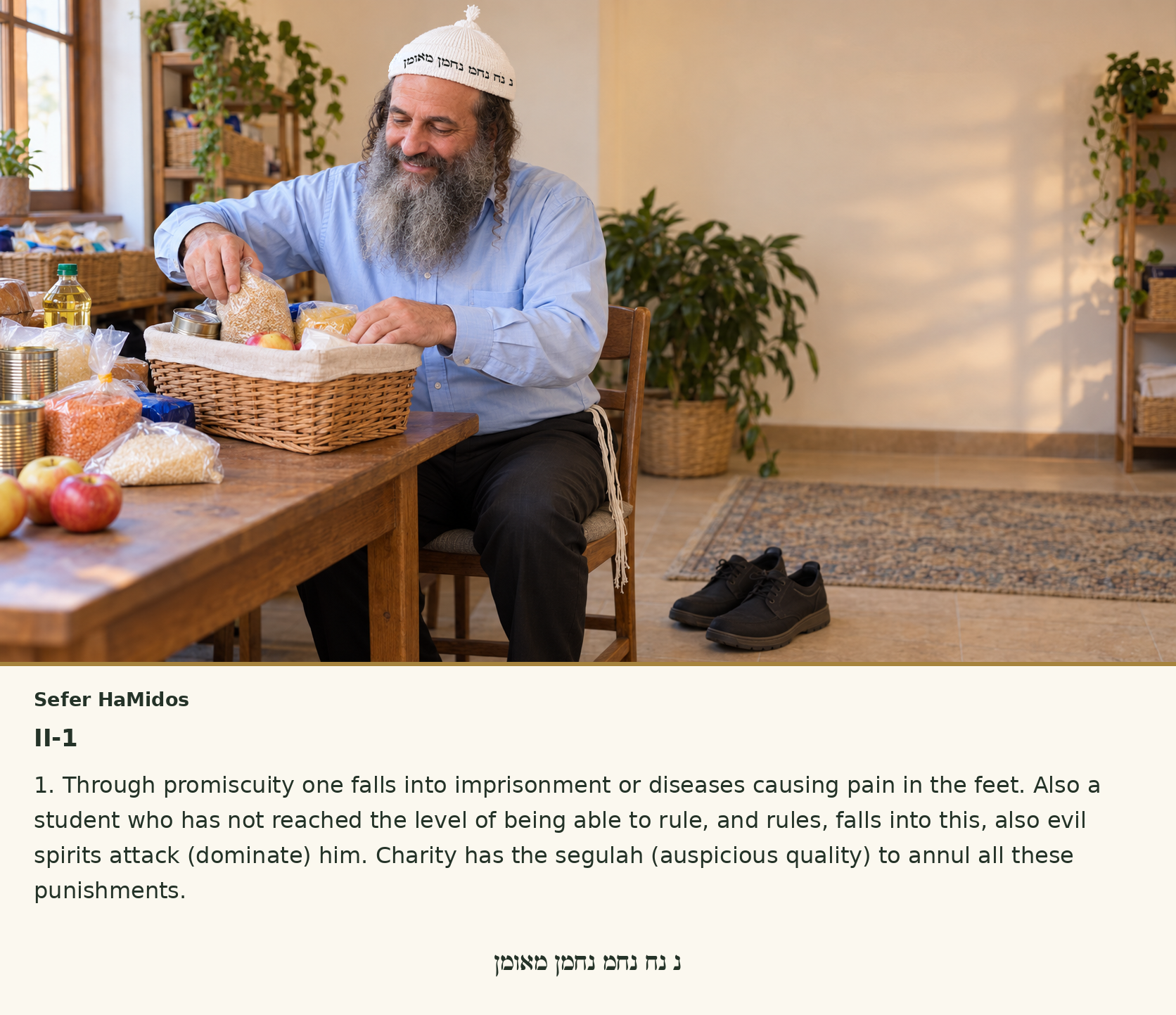 Sefer Hamidos Charity teaching 71 english picture