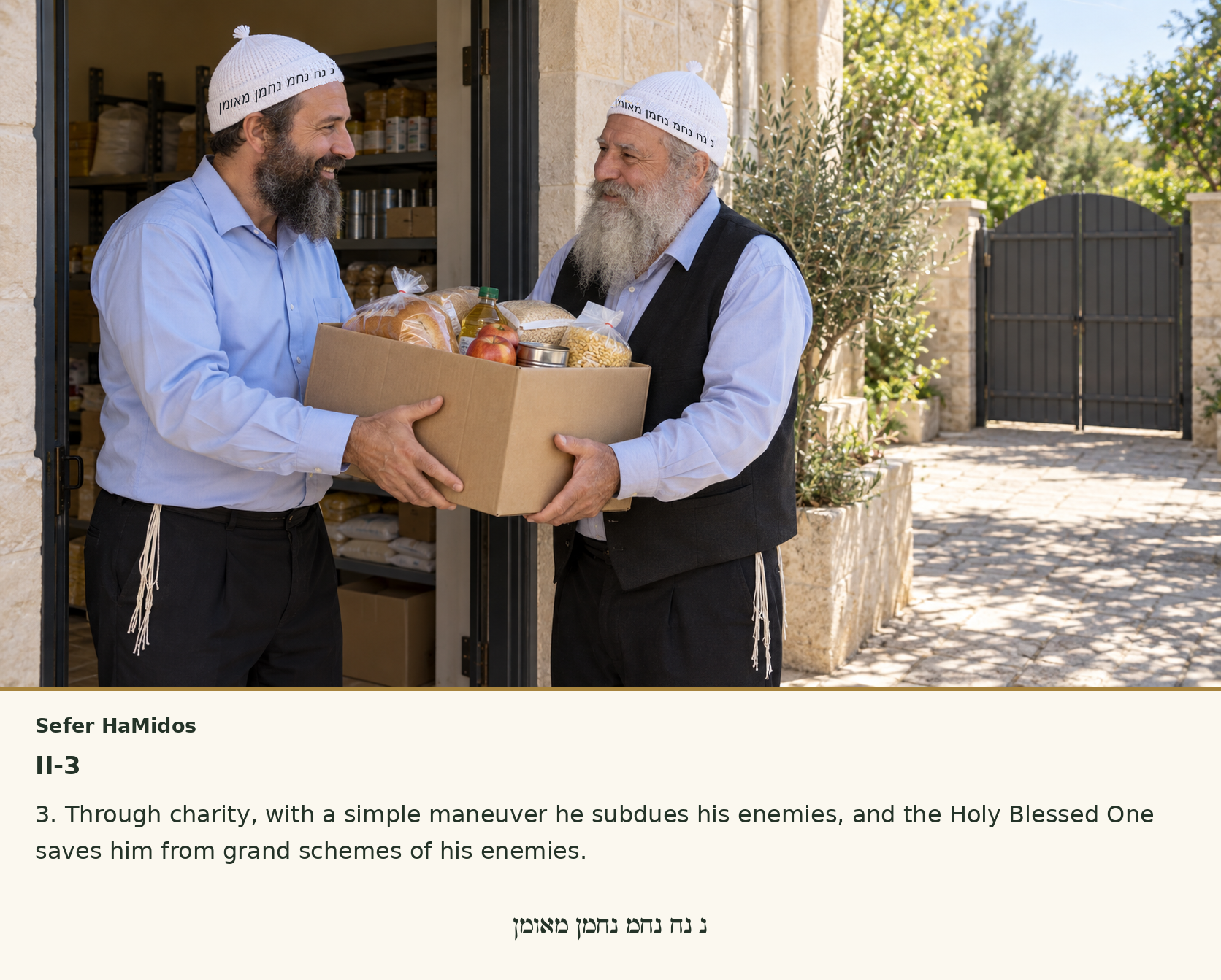 Sefer Hamidos Charity teaching 73 english picture