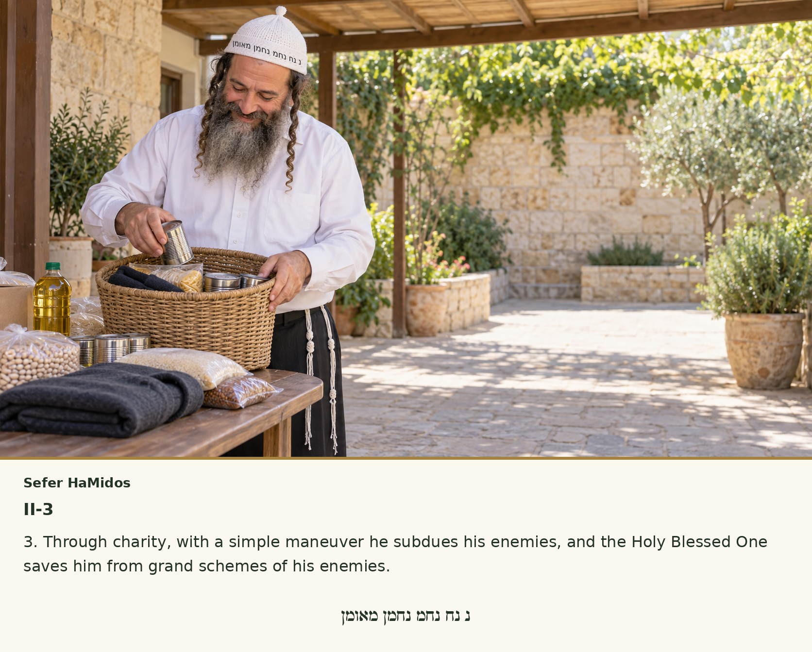 Sefer Hamidos Charity teaching 73 english picture