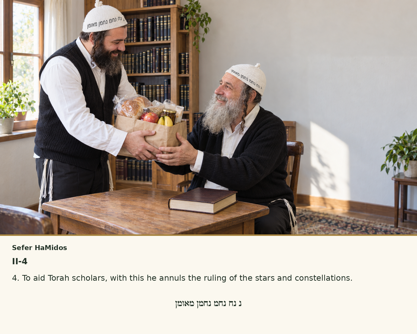 Sefer Hamidos Charity teaching 74 english picture