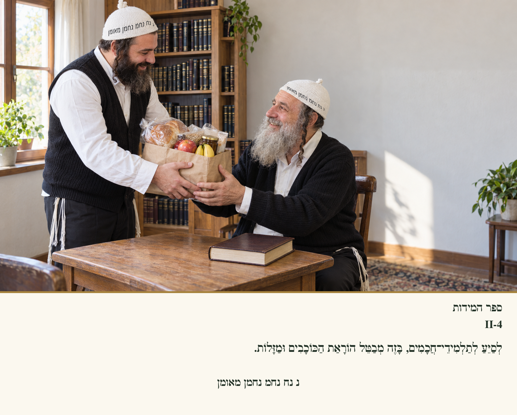Sefer Hamidos Charity teaching 74 hebrew picture