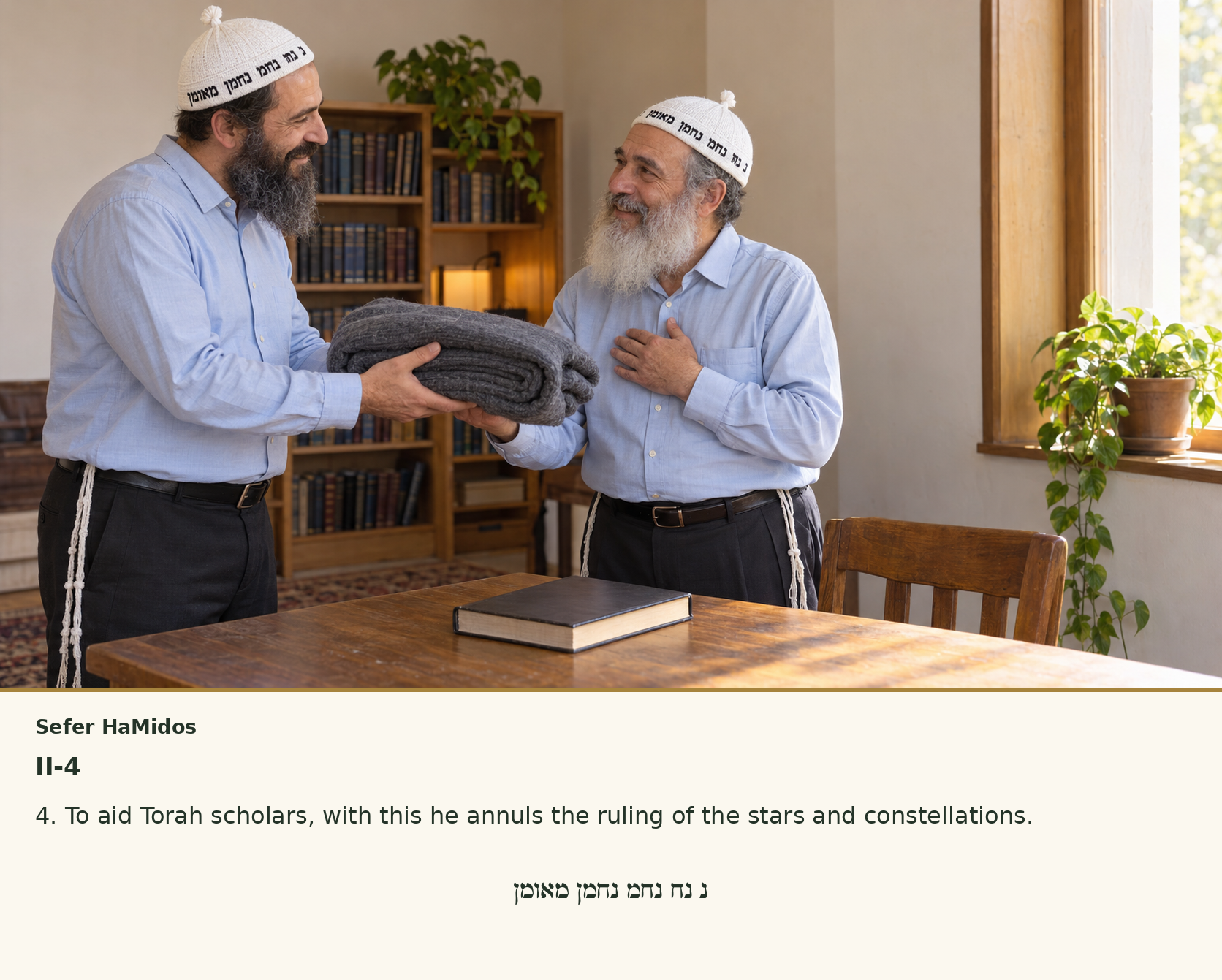 Sefer Hamidos Charity teaching 74 english picture