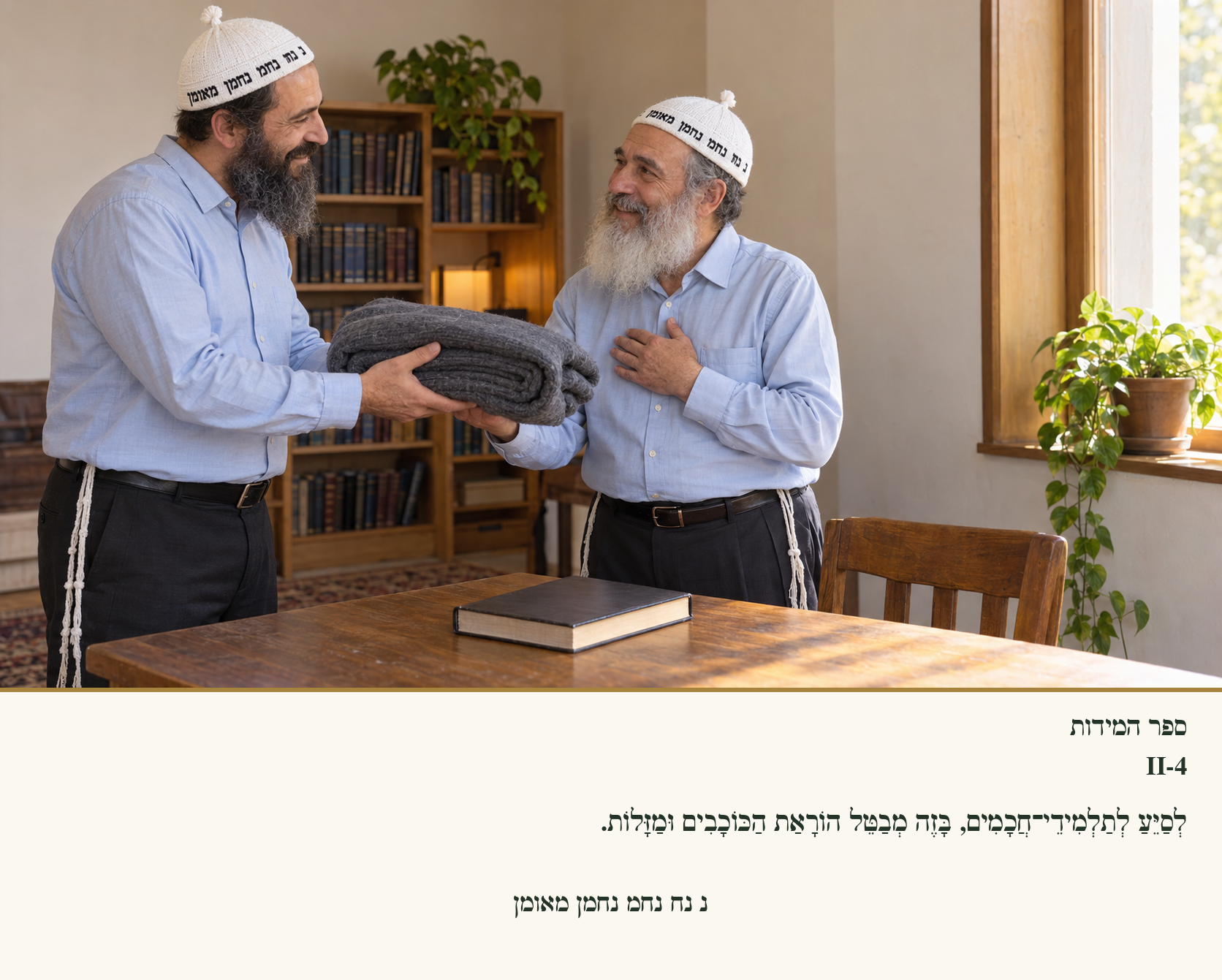 Sefer Hamidos Charity teaching 74 hebrew picture