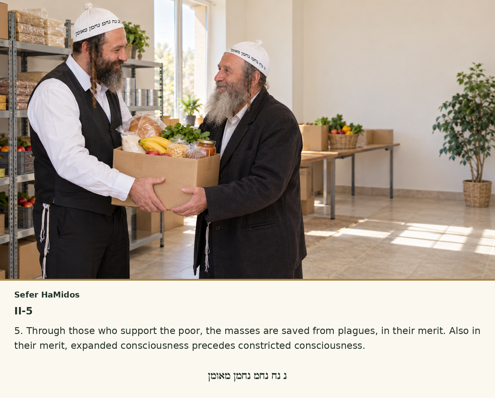 Sefer Hamidos Charity teaching 75 english picture