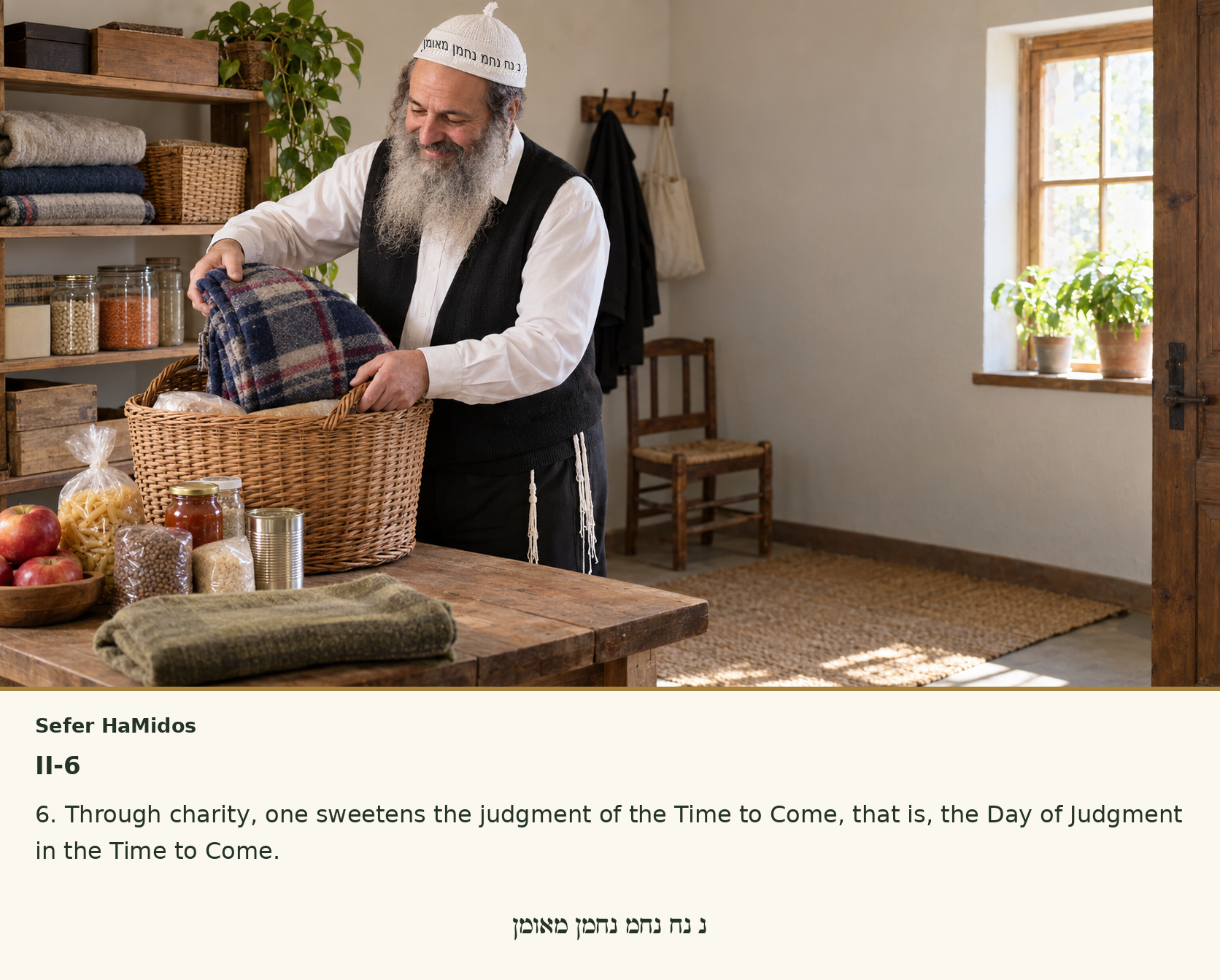 Sefer Hamidos Charity teaching 76 english picture