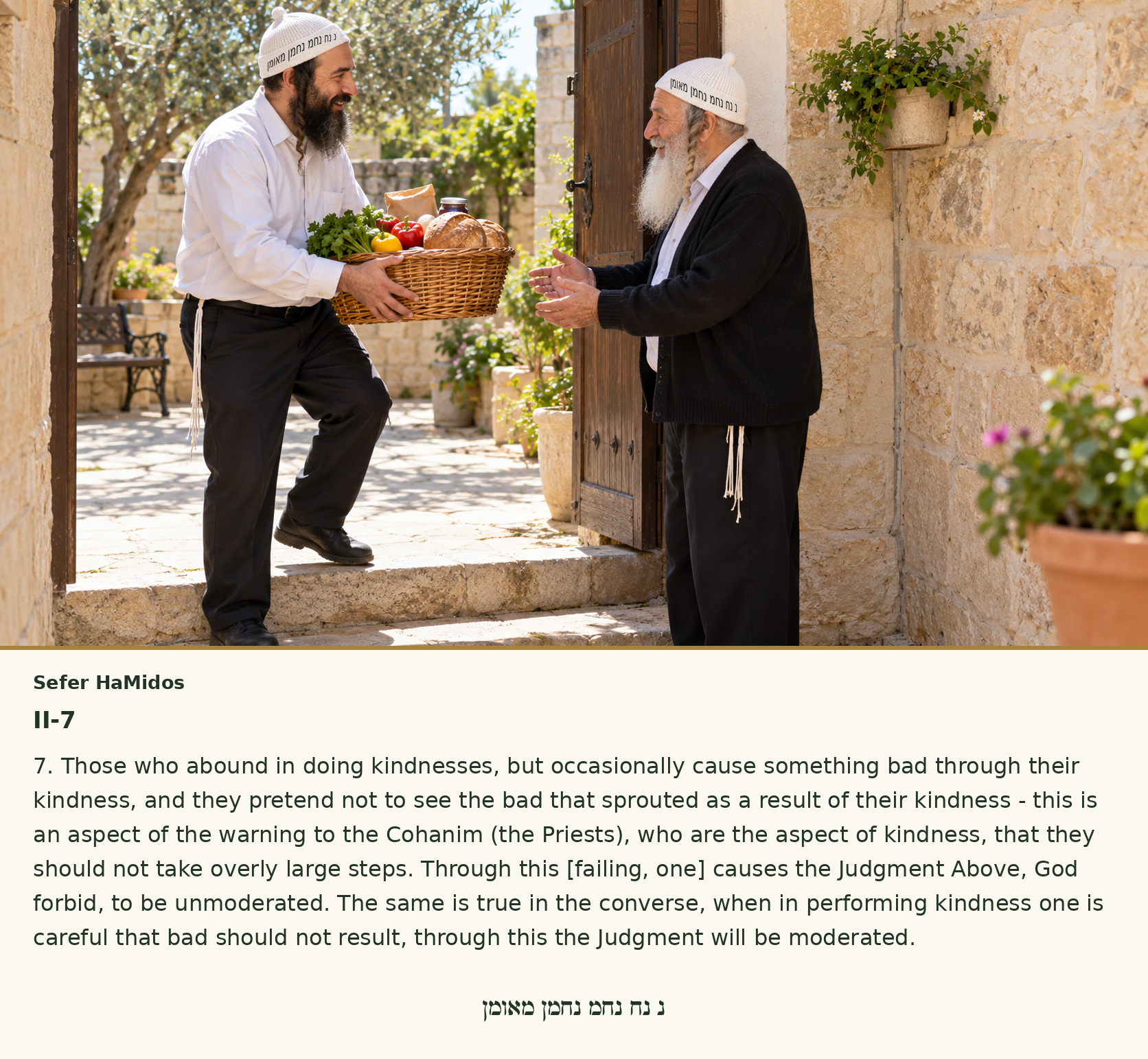 Sefer Hamidos Charity teaching 77 english picture