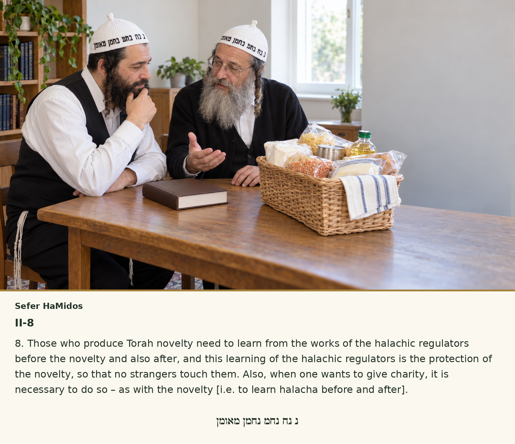 Sefer Hamidos Charity teaching 78 english picture