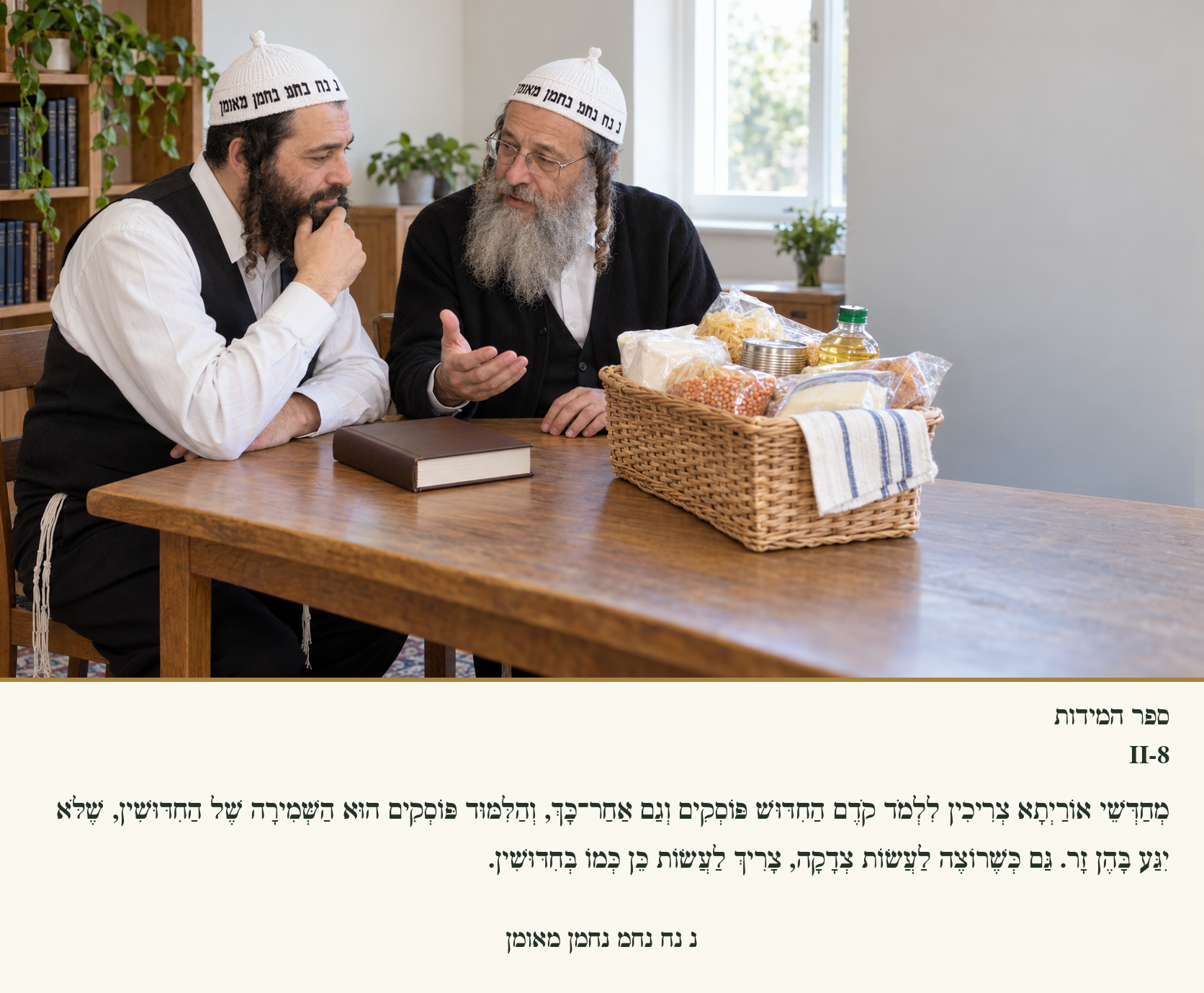 Sefer Hamidos Charity teaching 78 hebrew picture