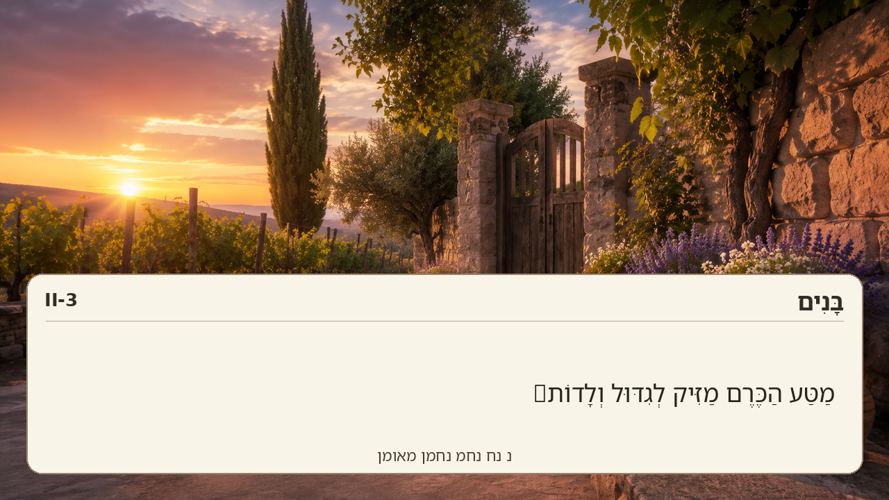Sefer Hamidos Children teaching 111 hebrew picture