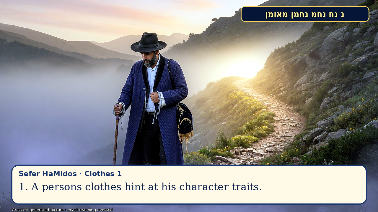 Sefer Hamidos Clothes teaching 1 english picture